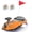 Orange, variant on Alpha Joy 24V Electric Go Kart for Kids Ages 3+, Crazy Drifting Go-Kart 180W Ride on Toy with 9.3 MPH Max Speed, Bluetooth & LED Lights, Safety Harness, Red