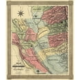 thumbnail image 3 of Jackson 12x14 Black Modern Framed Museum Art Print Titled - Mining District of California - Jackson 1851, 3 of 5