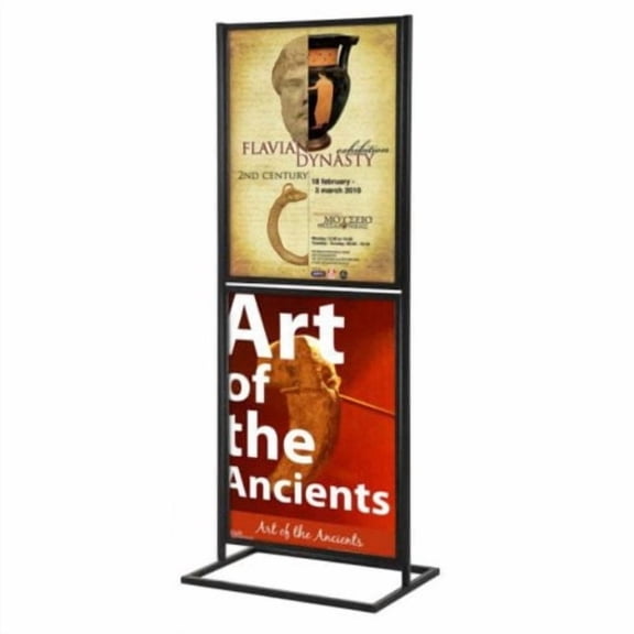 MT Displays Metal Info Board with 2 Tier