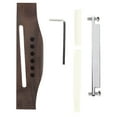 thumbnail image 1 of POCREATION Adjustable Guitar Bridge Pin, Guitar Nut, For Home 6 String Folk Acoustic Guitar, 1 of 8