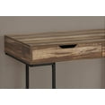 thumbnail image 2 of Monarch Specialties Computer Desk, Home Office, Laptop, Storage Drawers, 48"l, Work, Metal, Laminate, Brown, Black, Contemporary, Modern, 2 of 4