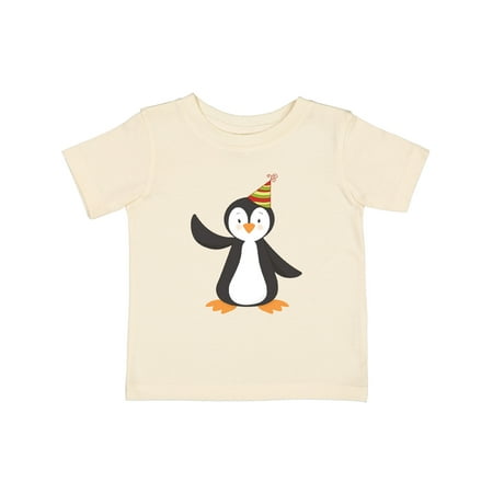 

Inktastic Cute Penguin Baby Penguin Penguin with Party Hat Gift Baby Boy or Baby Girl T-Shirt