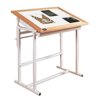 Oak Trimed Adjustable Steel Light Table - Alva-Trace (24 in. L x 36 in. W)