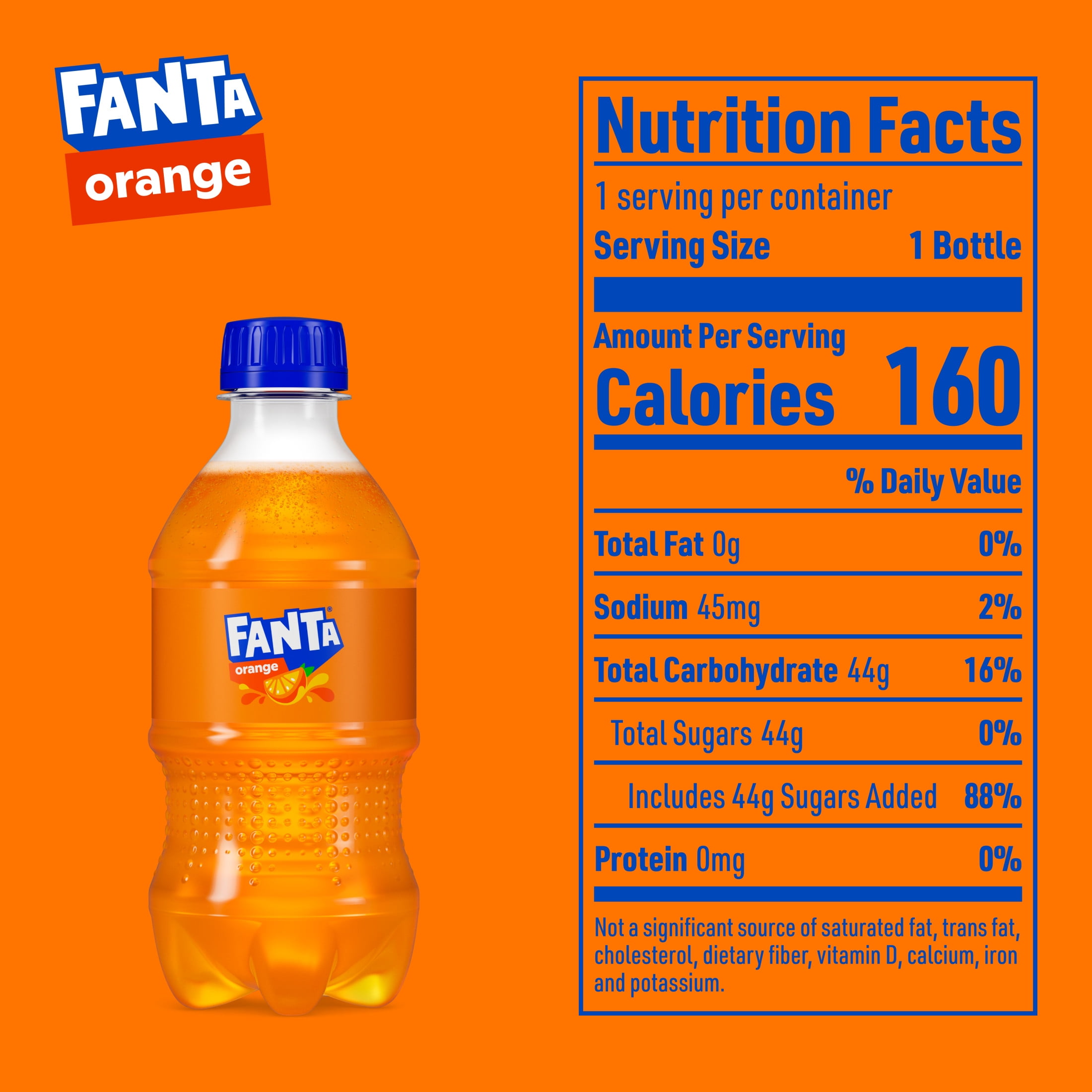 (3 pack) Fanta Orange Soda Pop Bottles, 12 fl oz, 6 Pack