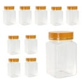 thumbnail image 1 of WEUVEB 10Pcs Square Storage Jars for Kitchen Organization and Craft Enthusiasts, 1 of 6