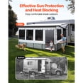 thumbnail image 2 of KFFKFF RV Awning Sun Shade Room - Compatible with 16 -17 ft Awnings, RV Awning Sun Shading Room with Door & Ventilated Mesh Windows, 2 of 9