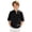 Black, variant on T Shirts for Boys Boys Henley Loose Fit Short Sleeve Shirt Solid Mandarin Collar Lightweight Casual Top Kids Army Green 4 Years-5 Years
