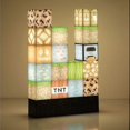 thumbnail image 4 of Minecraft Block Building Light 16 Rearrangeable Light Blocks And Bedrock Base Minecraft Bedroom Accessories Lamp Night Light Gifts, 4 of 5