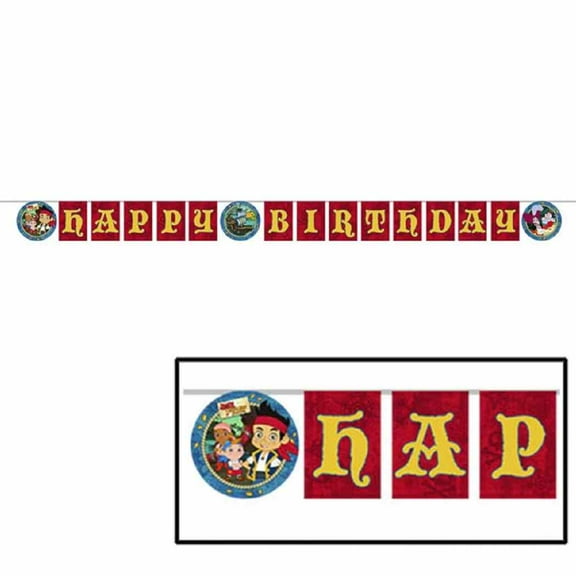 Hallmark Jake And The Never Land Pirate Birthday Banner