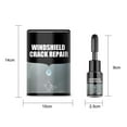 thumbnail image 3 of Windshield Crack Repair Kit - Auto Glass Bonding Fluid for Chips and Cracks - 120ml Professional Grade Solution with Curing Film - UV Resistant Clear Finish - Easy DIY Application, 3 of 9