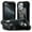 A Black, variant on ShellTech Compatible with iPhone 16 Pro Max Rubber Hybrid Armor Case Built-in 360°Rotating Ring Stand, Military Grade Drop Protection Full Body Rugged Heavy Duty Durable Cover,A Black