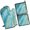 Teal Gold Marble-2, variant on Teal Gold Marble Kitchen Oven Mitt and Pot Holder Sets 2 Pcs for Baking, Cooking and Grilling, Heat Resistant Up To 392 °F