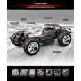 thumbnail image 4 of FMTStore 1 12 Scale RC CAR Desert Buggy High Speed 30MPH 4x4 Fast Race Cars RTR Racing 4WD Electric Power 2 4GHz Radio Remote Control Off Road Truck Assorted Color Black Gray, 4 of 7