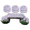 thumbnail image 4 of unbranded 1 Ensemble Ornement de Pont Miniature Résine Grise Décoration Intérieure Jardinage, 4 of 8