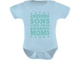 thumbnail image 1 of Tstars Boys Unisex Best Gift for Mother's Day Shirts Awesome Sons Come from Amazing Moms Baby Toddler Cool Cute Gift for Mom Shirts for Baby Boy Mothers Day Gift Outfit Baby Bodysuit, 1 of 8