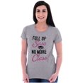 thumbnail image 3 of Full of Sass No More Class Graduation Womens Fitted Plus Size Graphic Tee Brisco Brands 2X, 3 of 5