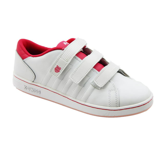 travl bejdsemiddel Ubestemt K-SWISS Lozan 3-Strap Girls White/Raspberry Sneakers - Walmart.com