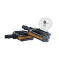 thumbnail image 2 of WRITWAA Bicycle Pedal Aluminum Alloy Cyclists Outdoor Cycling 1 Pair 3.1x3.9x0.7in, 2 of 8