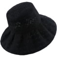 thumbnail image 4 of CoCopeaunts Wide Brim Bucket Hat Women Summer Autumn Folds Beige Bucket Cap Women Elegant Outdoor Shade Beach Fisherman Hat, 4 of 8