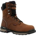 thumbnail image 1 of ROCKY Bottes de Travail Imperméables pour Hommes 8 Pouces Béliers Corne Bout Composite Marron - RKK0394, 1 of 2