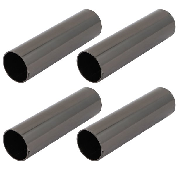 4pcs Chandelier Candle Light Cover Sleeve Black 16mm Outer Dia 60mm