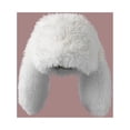 thumbnail image 4 of Cxenplz Women's Winter Warm Plush Hat Long Rabbit Ears Hats Ladies Fuzzy Cute Fashion Skull Caps for Cold Weather Christmas Halloween, 4 of 6