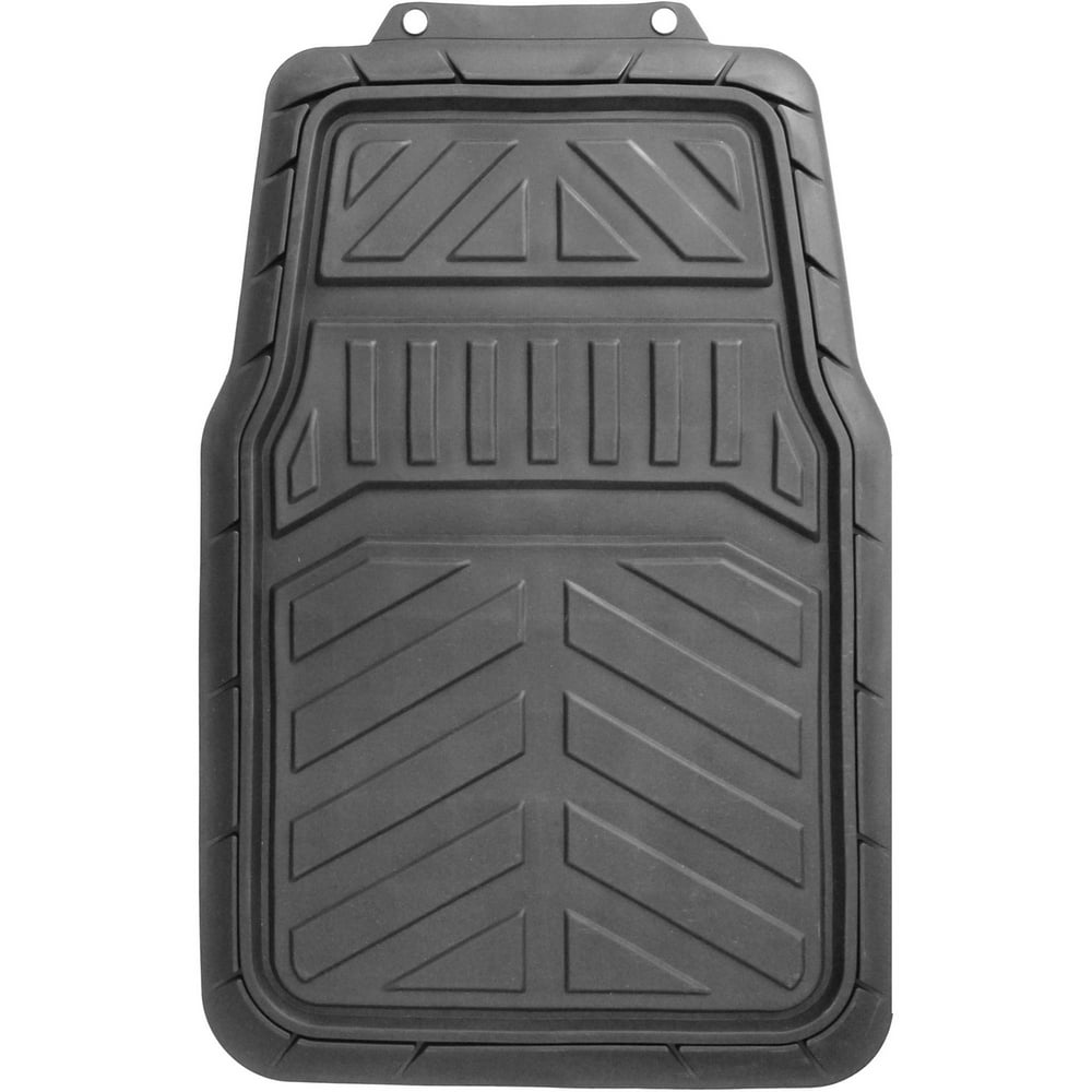 Auto Drive Rok Front Floor Mats Set, Grey, 2Piece