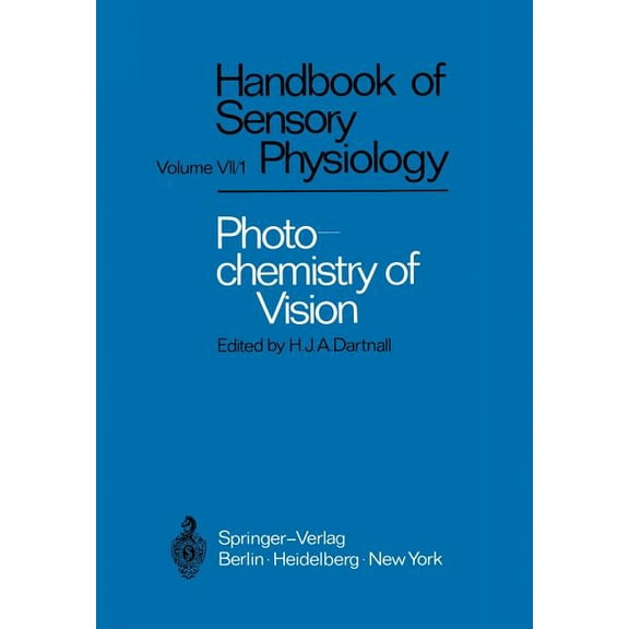 Photochemistry of Vision, (Paperback)