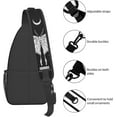 thumbnail image 5 of Sling Bag Baseball Vintage Sport Hiking Daypack Crossbody Shoulder Backpack Travel Chest Pack for Men Women, 5 of 6