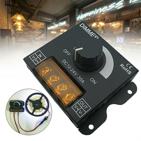 

Ana Switch Dimmer Knob Controller 30A 360W for Led Strip Single Color DC 12V/24V