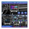 thumbnail image 3 of Torovo Car Radio Stereo for Toyota Camry 2012-2014 Android Carplay 2+32G, 3 of 8
