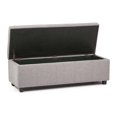 thumbnail image 3 of Simpli Home Banc de Rangement Kingsley en Gris Nuage, 3 of 7