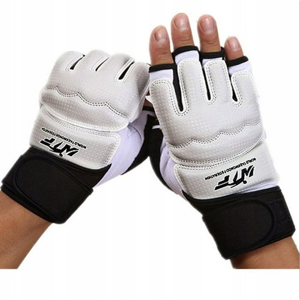 S Guantes de taekwondo guantes de boxeo de entrenamiento, medio dedo, bolsa de entrenamiento / punching taekwondo / muay thai, guantes de medio dedo S == ShuxiuWang 8390611637989