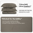 thumbnail image 4 of Moonlight20015 California King Quilt Set Reversible Lightweight Bedspread with 2 Shams All-Season Comfort in Beige, 4 of 12
