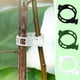 thumbnail image 1 of 100 Clips de Plástico para Soporte de Plantas - Clips de Injerto para Tomates, Pepinos y Rosas - 1 Clip de Fijación Reutilizable de 0,4 Pulgadas para Jardinería Vertical, Enrejados y Estacas, 1 of 7