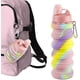 thumbnail image 2 of Botella de agua para niñas a prueba de fugas, sin BPA, plegable, 2 of 5
