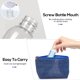 thumbnail image 4 of EeaseMX Beaupretty - 24 botellas vacías de plástico de 50 ml con botellas rellenables para cosméticos, lociones, champús y líquidos., 4 of 8