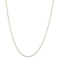 thumbnail image 6 of 10K Yellow Gold .6mm Solid Diamond Cut Cable Chain 16 Inch, 6 of 6
