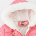 thumbnail image 4 of Favoffer Kids' Hooded Parka Coat, Winter Long Fleece-Lined Jacket with Faux Fur Trim, Boys Girls Warm Outerwear 4-12Y, 4 of 8