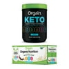 Orgain - Organic Nutrition Shake - Sweet Vanilla Bean (11oz, 12 Pack) + Keto Collagen - Vanilla (0.88 LB)