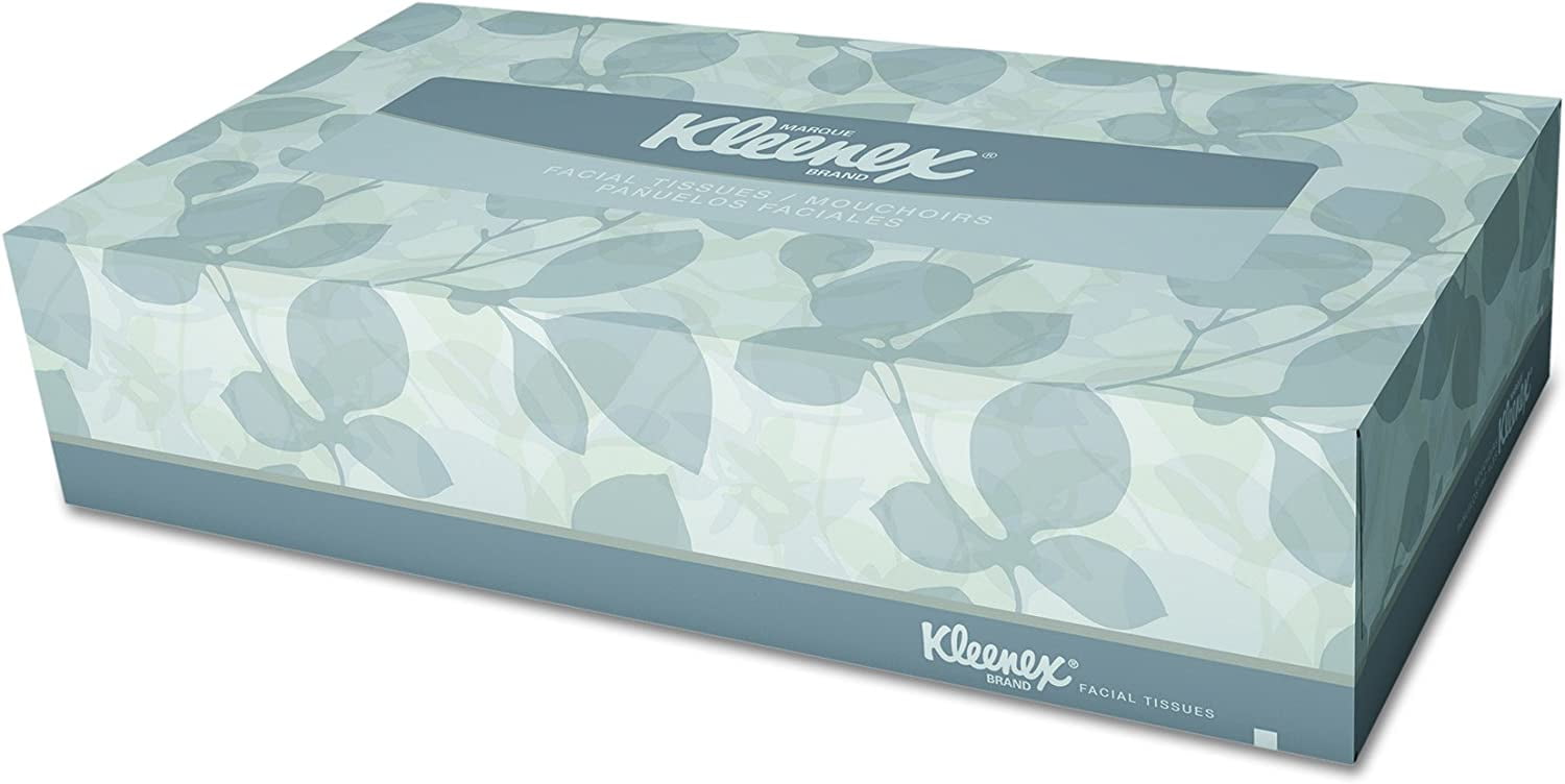 Kleenex 21606 Facial Tissue White 8 in. x 8 2/5 in. 125 Count (Each)