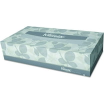 Kleenex 21606 Facial Tissue White 8 in. x 8 - 2/5 in. 125 Count (Each)