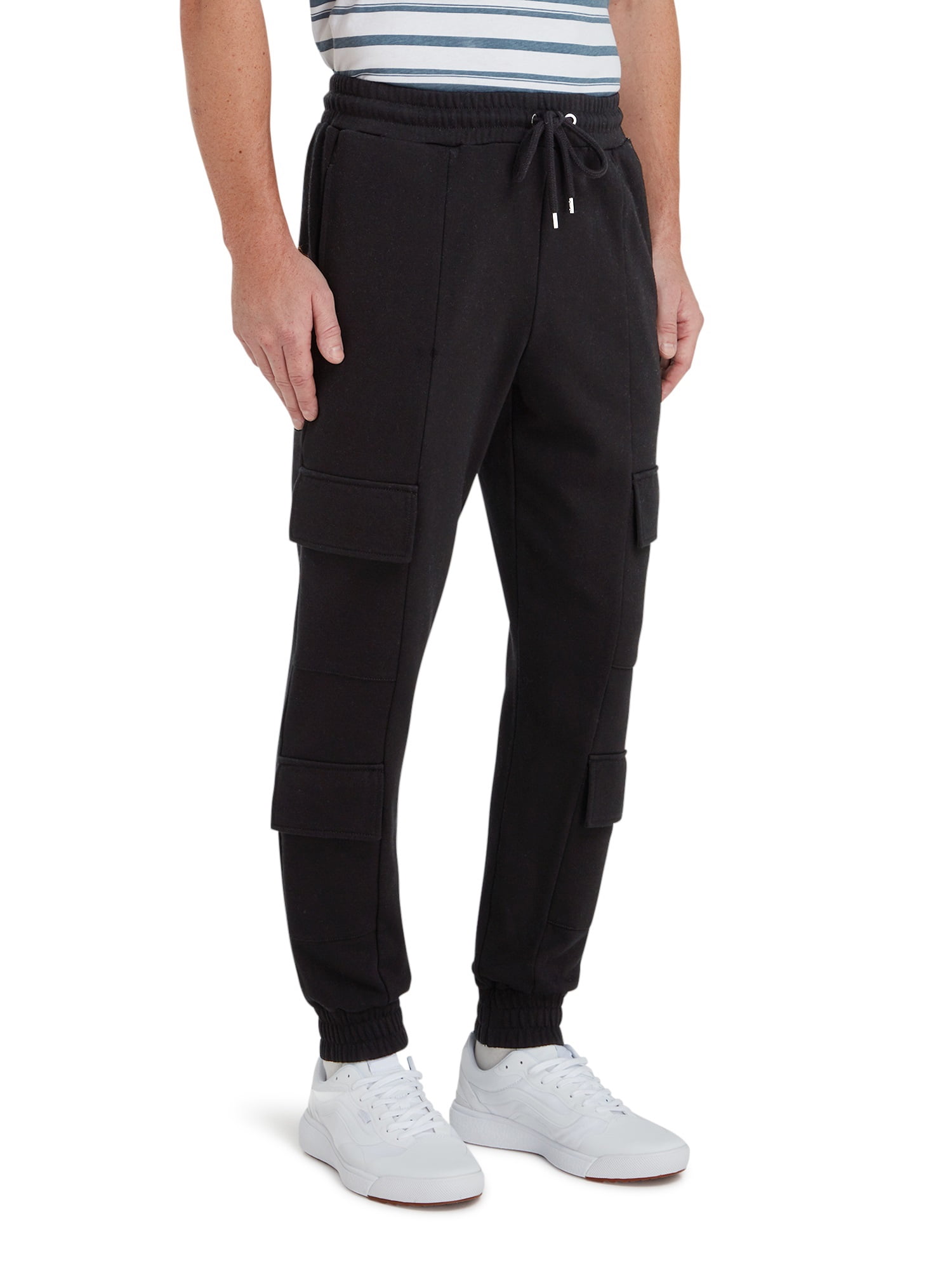 double knit cargo jogger trouser