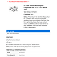 thumbnail image 2 of Oil Filter Remote Mounting Kit - Compatible with 1975 - 1978 Nissan 280Z 1976 1977, 2 of 2