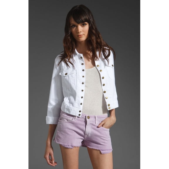Current/Elliott Women's The Snap Jacket, Sugar, 1