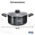 thumbnail image 6 of GoodCook Ceramic Nonstick Dutch Oven, 4.7 qt (4.4 L), Black, 6 of 10