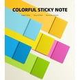 thumbnail image 2 of shiyou-Lined Sticky Notes 4x6 Post Note,Super Stickies it,Bright Colors Sticky Notes with Lines,Colorful Notepad for Study and Work, 2 of 4