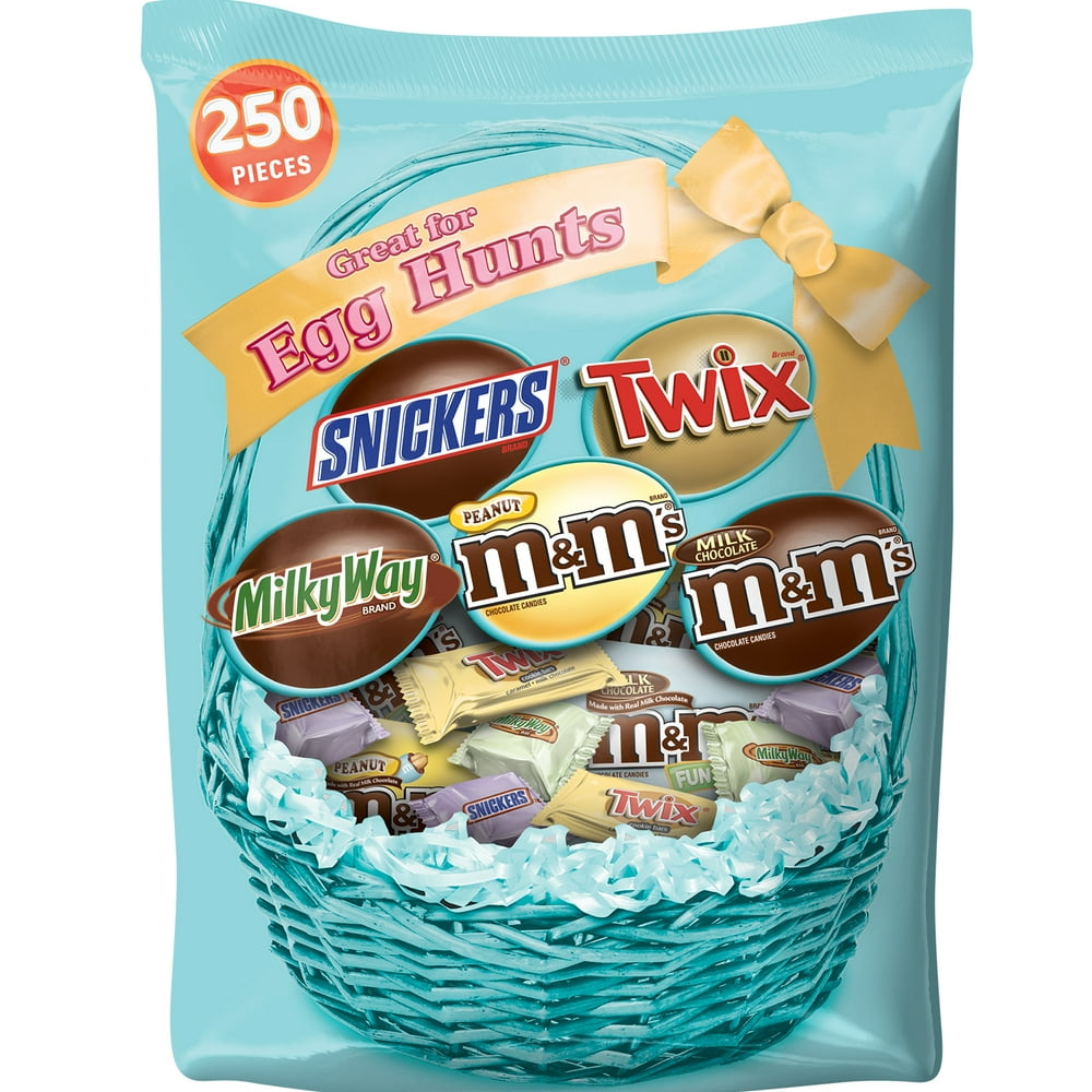 Mars Chocolate Easter Candy Bars Variety Mix, 92.17 Oz., 250 Count