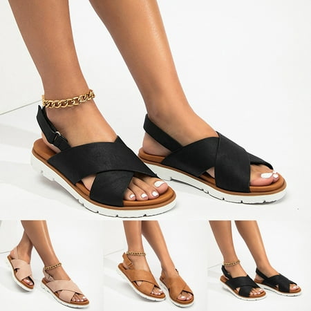 

Vedolay Women Cute Sandals Womens Orthotic Arch Support Slides Walking Sandals Shoes Flip Flops Beige 7
