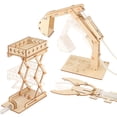 thumbnail image 1 of Creative Crafts Hydraulic Lifting Platform, Excavator and Arm Science Experiment, 1 of 9